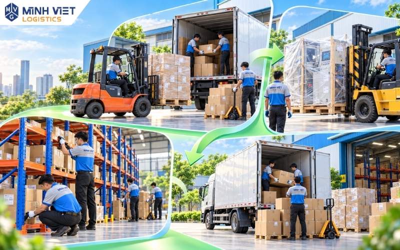 Các hạng mục chính trong dịch vụ chuyển kho xưởng